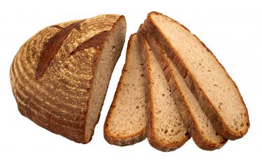 Food Brot geschnitten